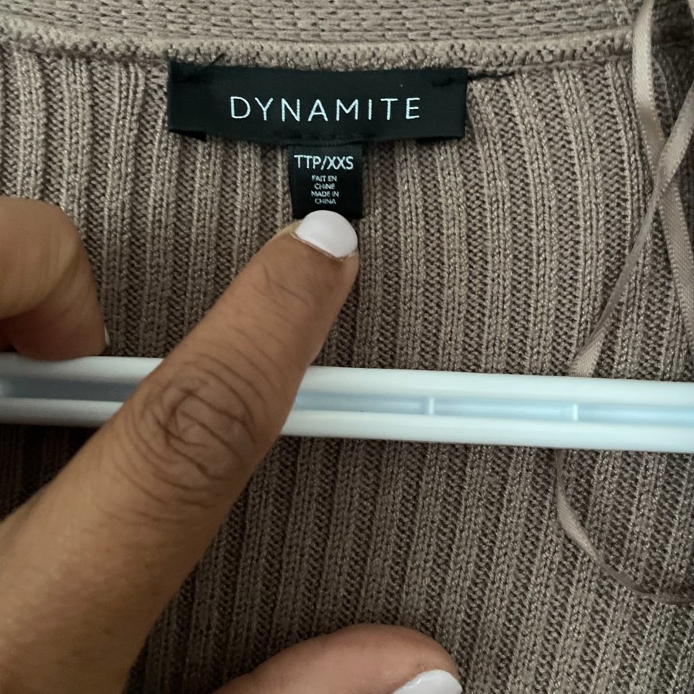 Dynamite Ribbed Long Cardigan - Picture 4 of 4